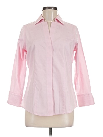 Foxcroft 3/4 Sleeve Button-Down Shirt (view 1)