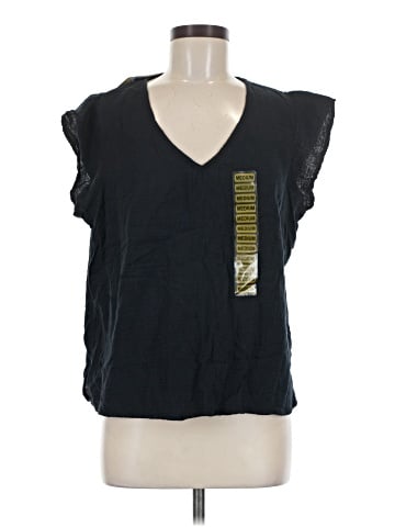 Three Dots Short Sleeve Blouse (view 1)