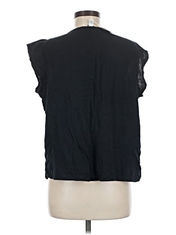 Three Dots Short Sleeve Blouse (view 2)