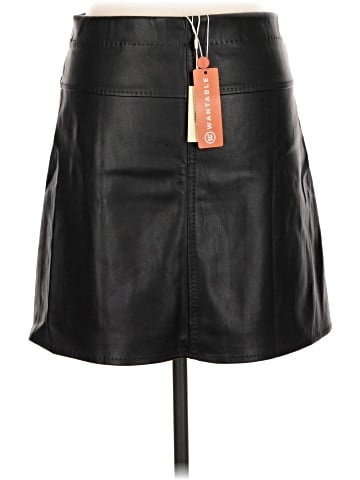 Max Studio Faux Leather Skirt (view 2)