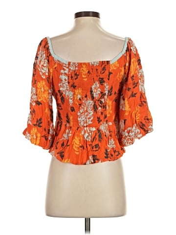 Free People 3/4 Sleeve Blouse (view 2)