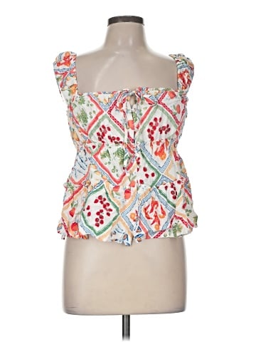 Rewind Sleeveless Blouse (view 1)