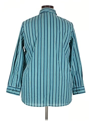 Roaman's Long Sleeve Button-Down Shirt (view 2)
