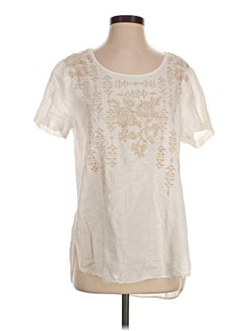 JW Los Angeles Short Sleeve Blouse (view 1)
