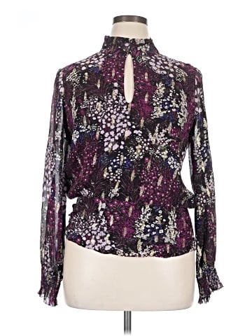 White House Black Market Long Sleeve Blouse (view 1)