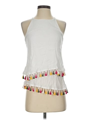 Blue Rain Sleeveless Blouse (view 1)