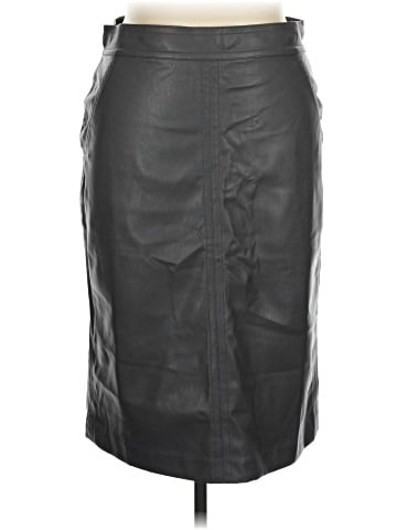 Ann Taylor Faux Leather Skirt (view 1)