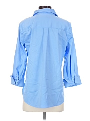 Chico's 3/4 Sleeve Button-Down Shirt (view 2)
