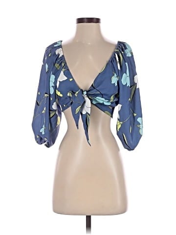 Hurley 3/4 Sleeve Blouse (view 1)