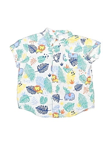 Little Me Short Sleeve Button-Down Shirt (view 1)