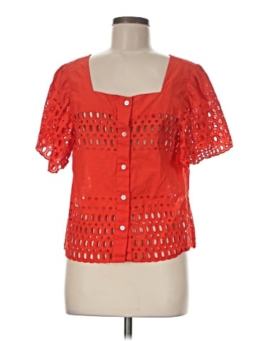 Calypso St. Barth Short Sleeve Blouse (view 1)