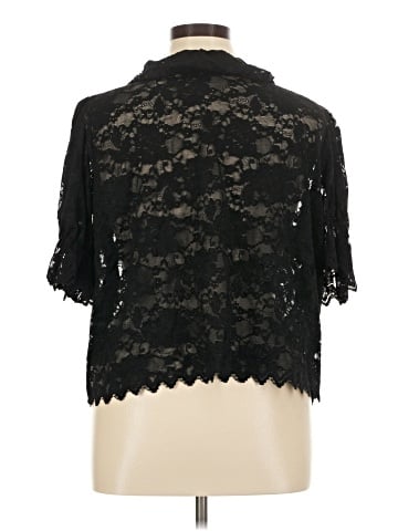 Ultra Pink Short Sleeve Blouse (view 2)