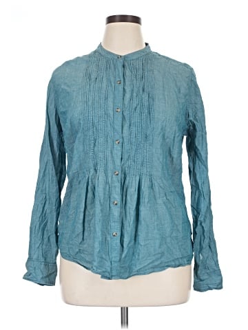 St. John's Bay Long Sleeve Blouse (view 1)