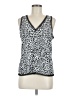 Halogen 100% Polyester Silver Sleeveless Blouse Size M - photo 1