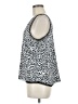 Halogen 100% Polyester Silver Sleeveless Blouse Size M - photo 5