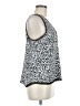 Halogen 100% Polyester Silver Sleeveless Blouse Size M - photo 4