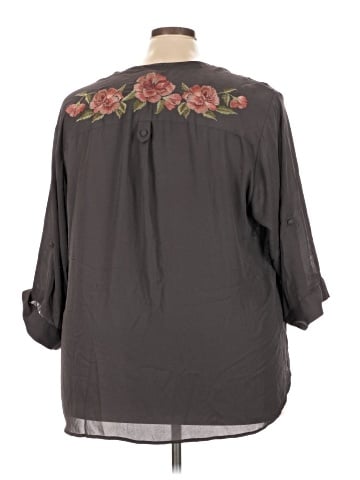 Torrid 3/4 Sleeve Blouse (view 2)