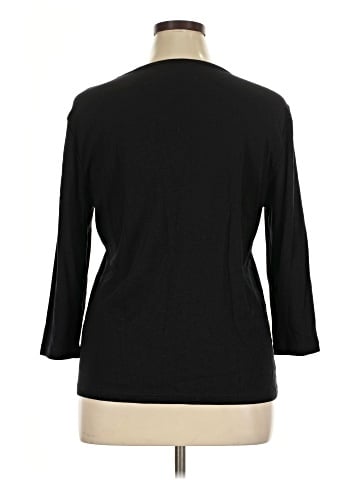 Karen Scott 3/4 Sleeve Top (view 2)