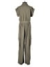 Monteau 100% Polyester Solid Gray Jumpsuit Size XS - photo 2