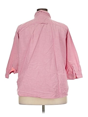 L.L.Bean 3/4 Sleeve Button-Down Shirt (view 2)