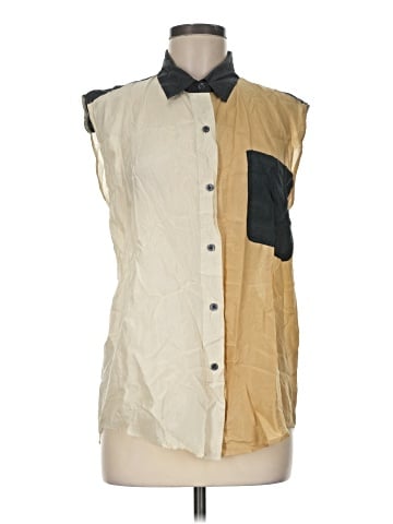 Assorted Brands Sleeveless Button-Down Shirt (view 1)