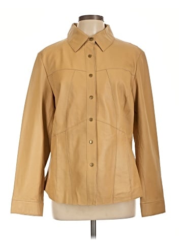 Coldwater Creek Leather Jacket (view 1)