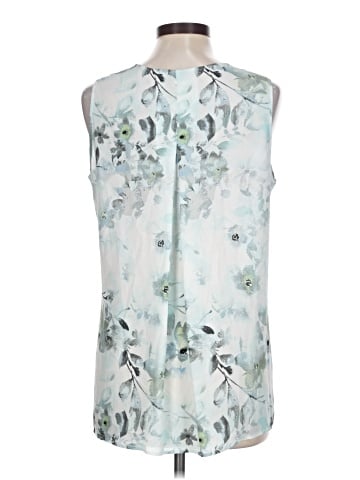 Rose + Olive Sleeveless Blouse (view 2)