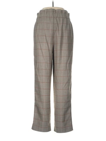 Madewell Paperbag Tapered Pants in Glen Plaid (view 2)