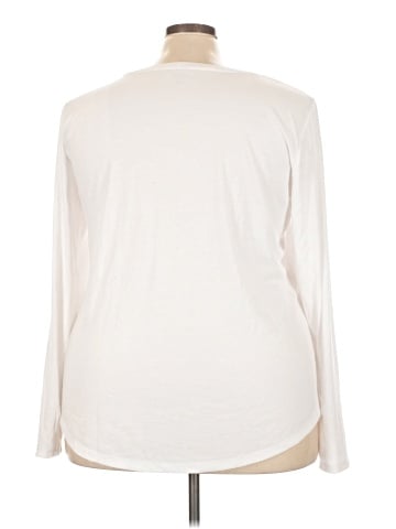 a.n.a. A New Approach Long Sleeve Henley (view 2)