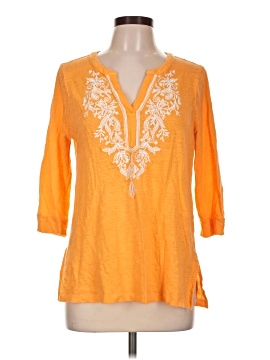 Chico's 3/4 Sleeve T-Shirt (view 1)