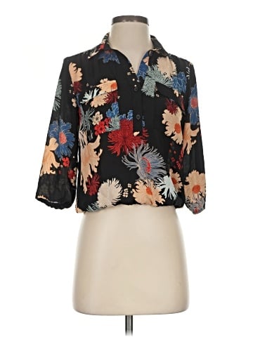 Ann Taylor Factory 3/4 Sleeve Blouse (view 1)