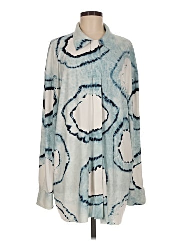 Norma Kamali Long Sleeve Blouse (view 1)