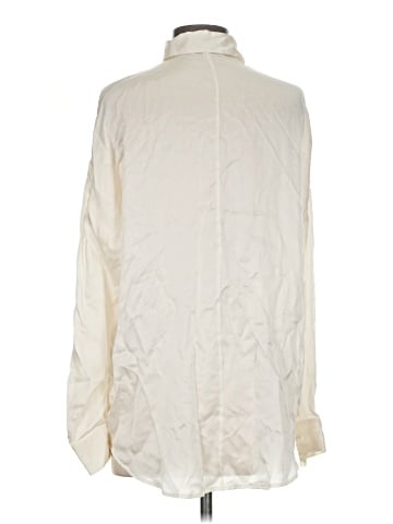 CAbi Long Sleeve Silk Top (view 2)