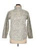 Style&Co 100% Polyester Animal Print Silver Pullover Sweater Size XL (petite) - photo 1
