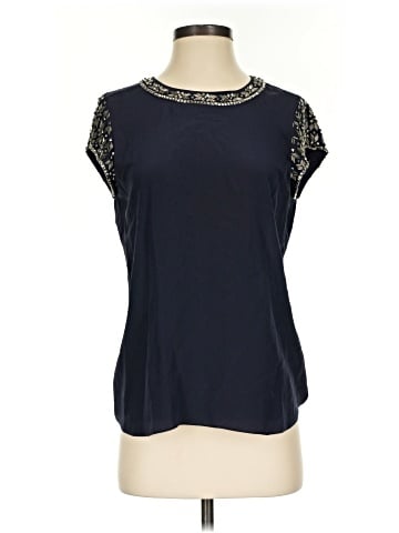 Rebecca Taylor Short Sleeve Silk Top (view 1)