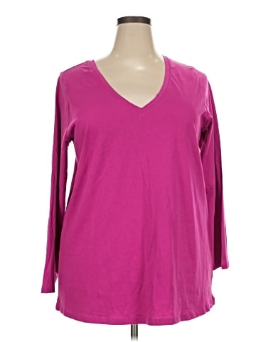 Roaman's 3/4 Sleeve T-Shirt (view 1)