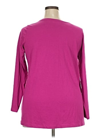 Roaman's 3/4 Sleeve T-Shirt (view 2)