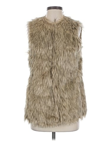 Bershka Faux Fur Vest (view 1)