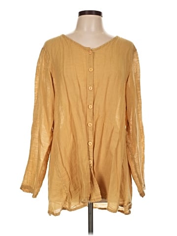 Flax 3/4 Sleeve Blouse (view 1)