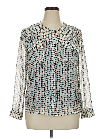 Liz Claiborne Long Sleeve Blouse (view 1)