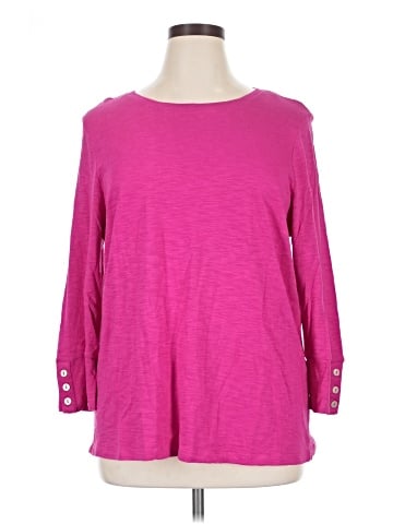 Chico's 3/4 Sleeve T-Shirt (view 1)