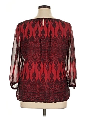 Sara Michelle 3/4 Sleeve Blouse (view 2)