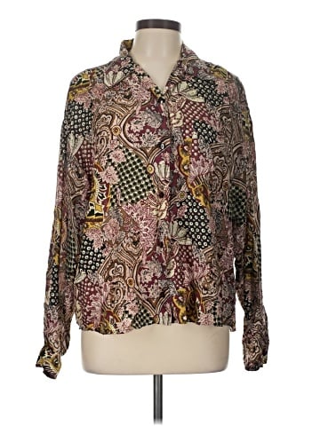 Adolfo Long Sleeve Blouse (view 1)