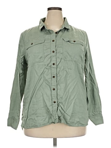 Lands' End Long Sleeve Button-Down Shirt (view 1)