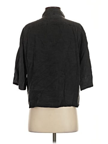 Zara 3/4 Sleeve Button-Down Shirt (view 2)