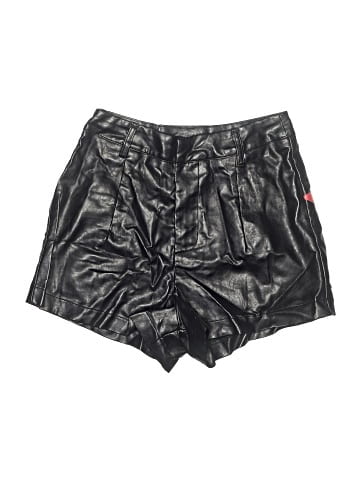 Sparkle City Faux Leather Shorts (view 1)