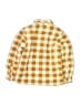 7 For All Mankind 100% Polyester Checkered-gingham Yellow Jacket Size 5 - photo 2