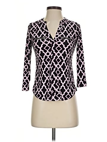 INC International Concepts 3/4 Sleeve Blouse (view 1)
