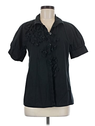Magaschoni Short Sleeve Button-Down Shirt (view 1)