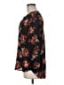 Daniel Rainn 100% Polyester Floral Black 3/4 Sleeve Blouse Size M - photo 5